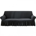 Turkish universal high-end sofa cover with hemline