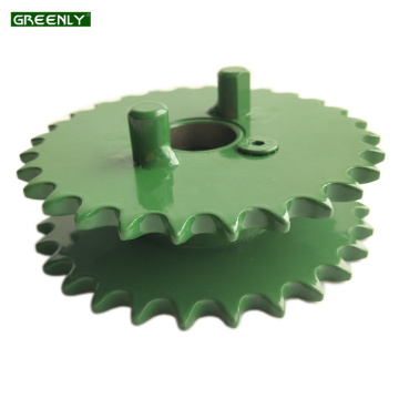 AA49877 Sprocket assembly 28-28 tooth cluster with bearings