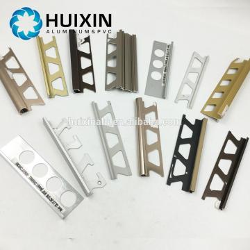 best selling tile trim polished silver aluminum tile trim