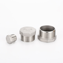 Stainless Steel Bull Plugs 316 Forged Pipe Fitting - 3/4" NPT Male Plug, Class 3000
