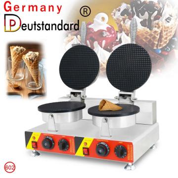 commercial egg non stick cone waffle maker with factory price