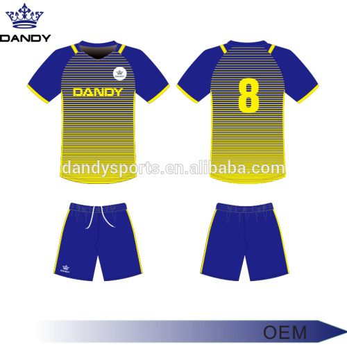 Sublimated ombre soccer jerseys