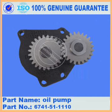 WA380-3 pc300-7 GD675-3 oil pump 6741-51-1110