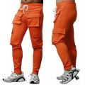 Orange Men's Jogger Pants Wholesale