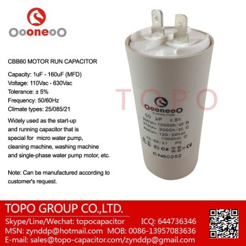 150uf 450v capacitor motor