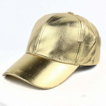 Custom Reflective Leather Baseball Cap