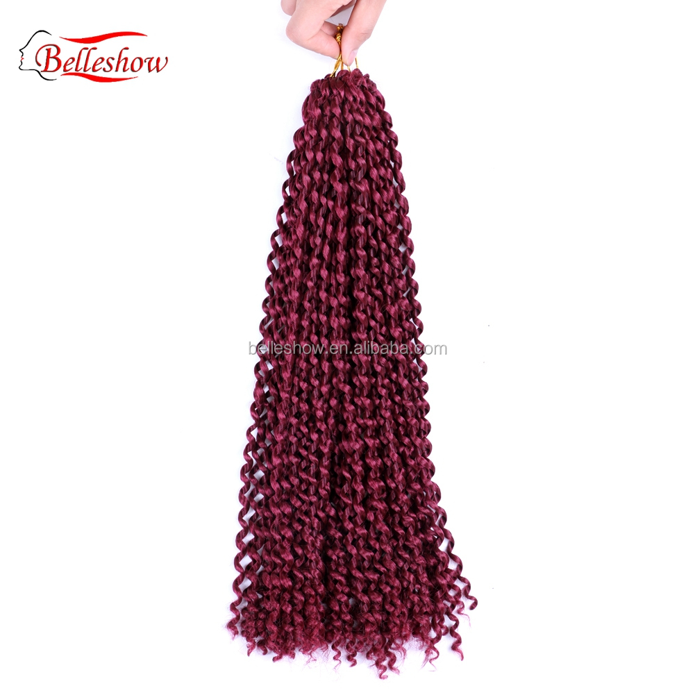 Hot sell Natural Spring Twist Braiding Fluffy Hair Passion Twist Hair red passion twist hair