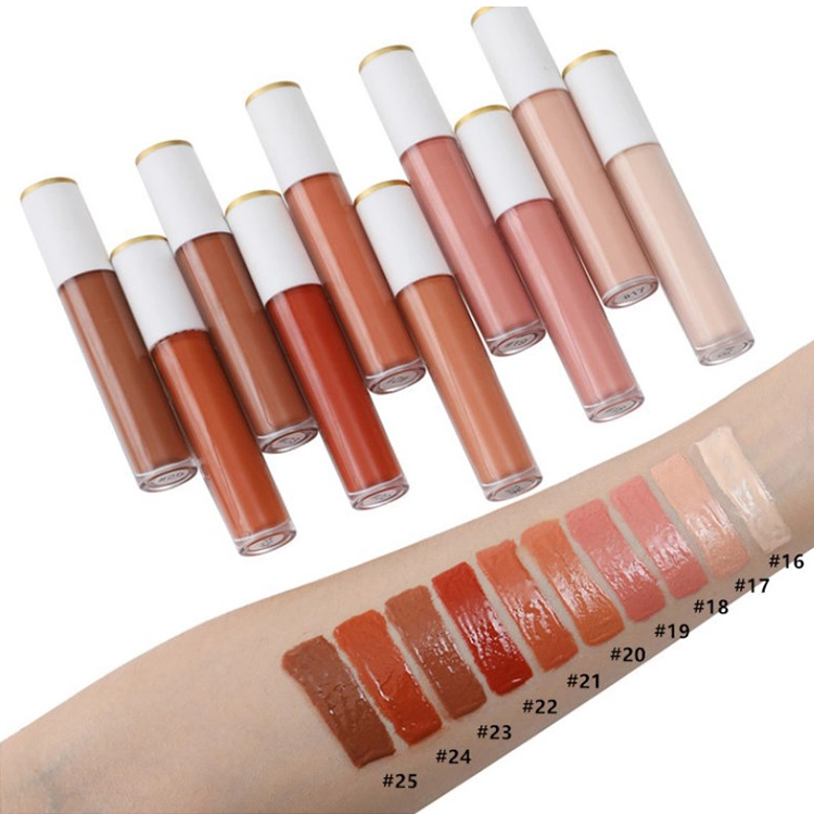 Best Selling Vegan Liquid Lipstick Shimmer Cosmetic Glossy Lipgloss Private Label Makeup Lip Gloss Glitter