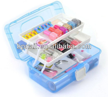 Professional Nail Case,Nail Tools Box,Plastic Cosmetic Case