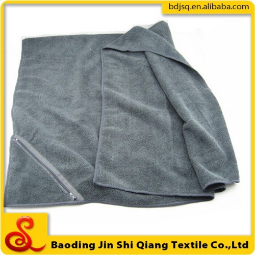 Wholesale Microfiber Sports Towel With Zipper Zipper Towel