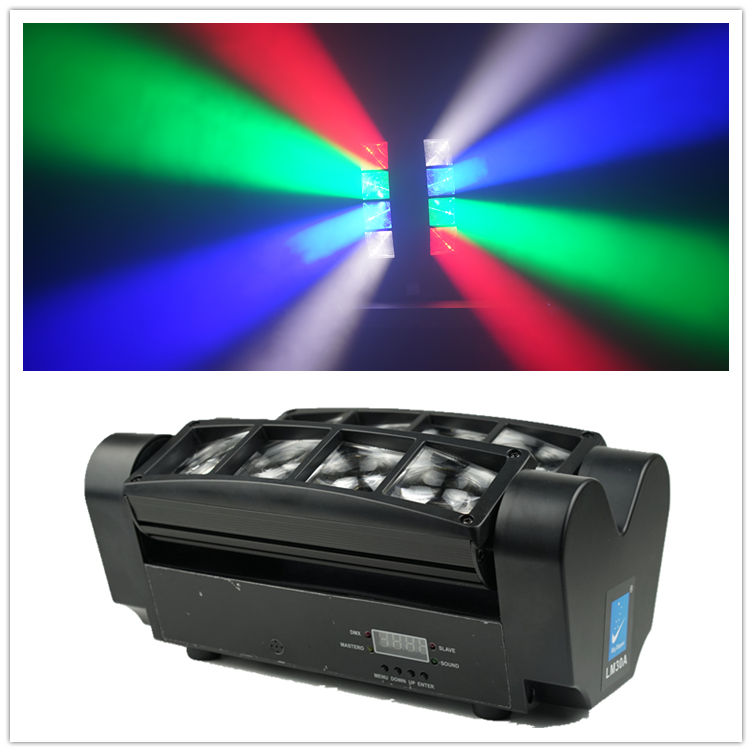 RGBW Mini wash disco lighting LM70 Stage Led Light Moving Head Light for mobile dj gigs Xmas birthday party bar club and musical