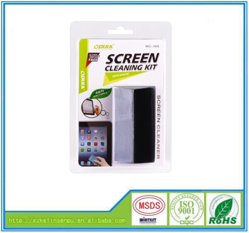 custom screen cleaning kit with cleaning sponge