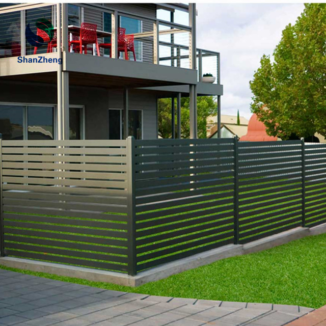 Aluminum Garden Fence with Pressed Speartop