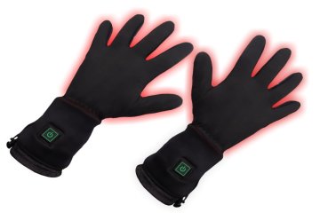 Rechargeable li-ion battery finger warm gloves heated ski gloves