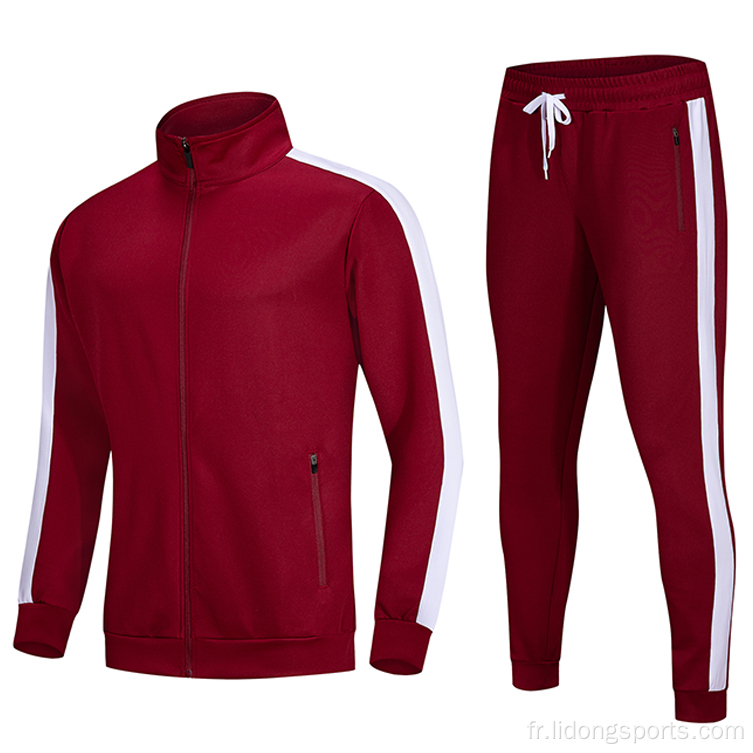 Custom Men Training Track Costumes Set Wholesale Tracksuit