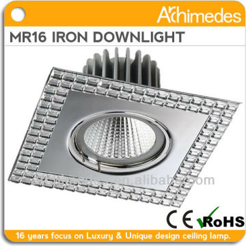 GU10 iron indoor led down light, led ceiling down light