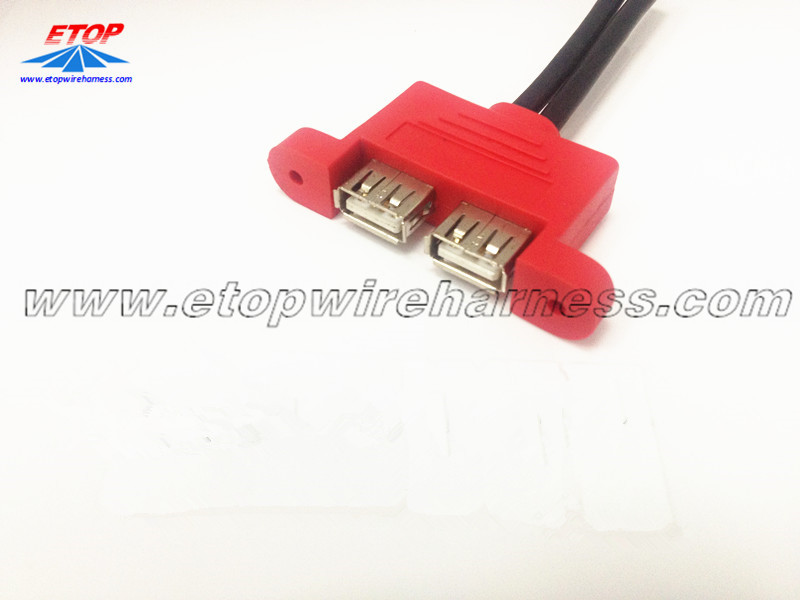 Conector USB hembra dobre