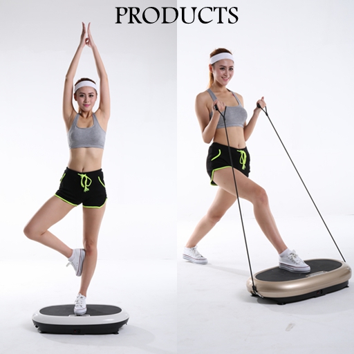 Jufit Jff018c Crazy Fit Massage with LED Screen and CE Approval Fitness Ultra Thin Vibration Machine