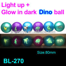80mm air ball,bouncing ball,air ball,glow in the dark dinosaur air ball