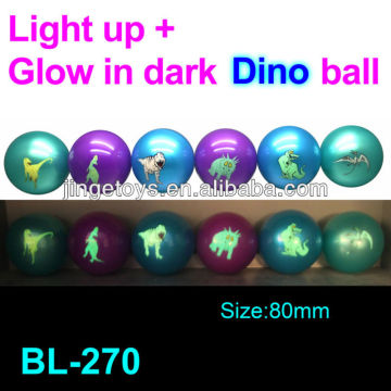 80mm air ball,bouncing ball,air ball,glow in the dark dinosaur air ball