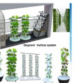 Tour verticale du système hydroponique d&#39;intérieur