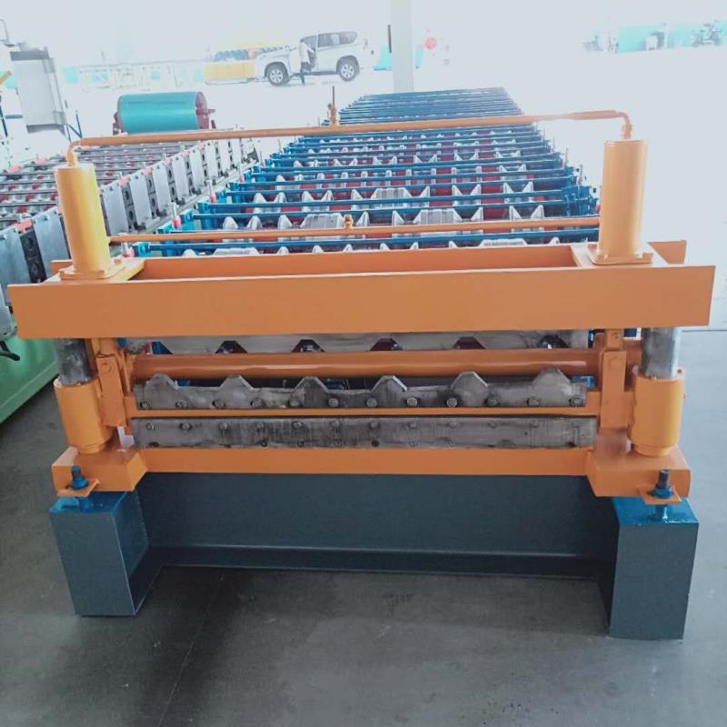 Best price quality double layers color steel roll forming making machine