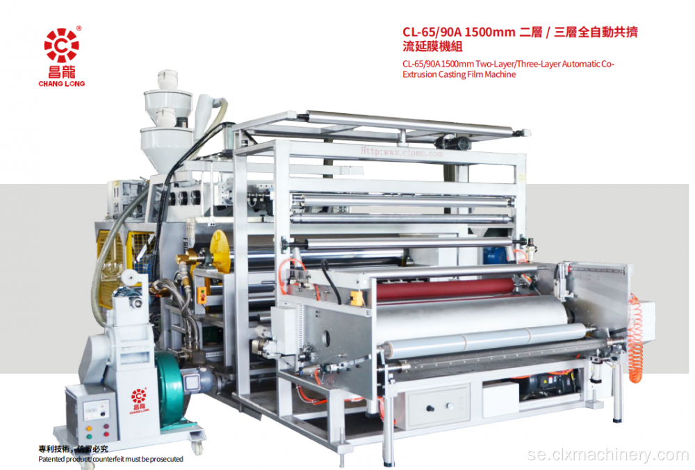 Co-Extrusion Stretch Film Plastic Wrapping Equipment