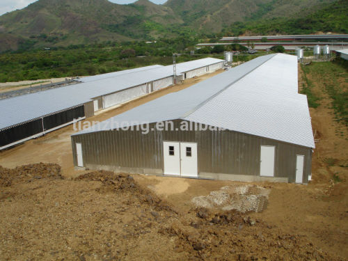 High quality prefabricated industrial chicken house designs