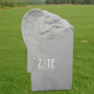 Classic Designs Hand carved white marble headstones