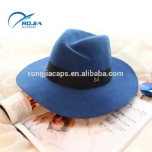 blue special design mens winter wool handmade cap