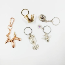 Souvenir Engraving Custom geometric figure Key Chain Metal