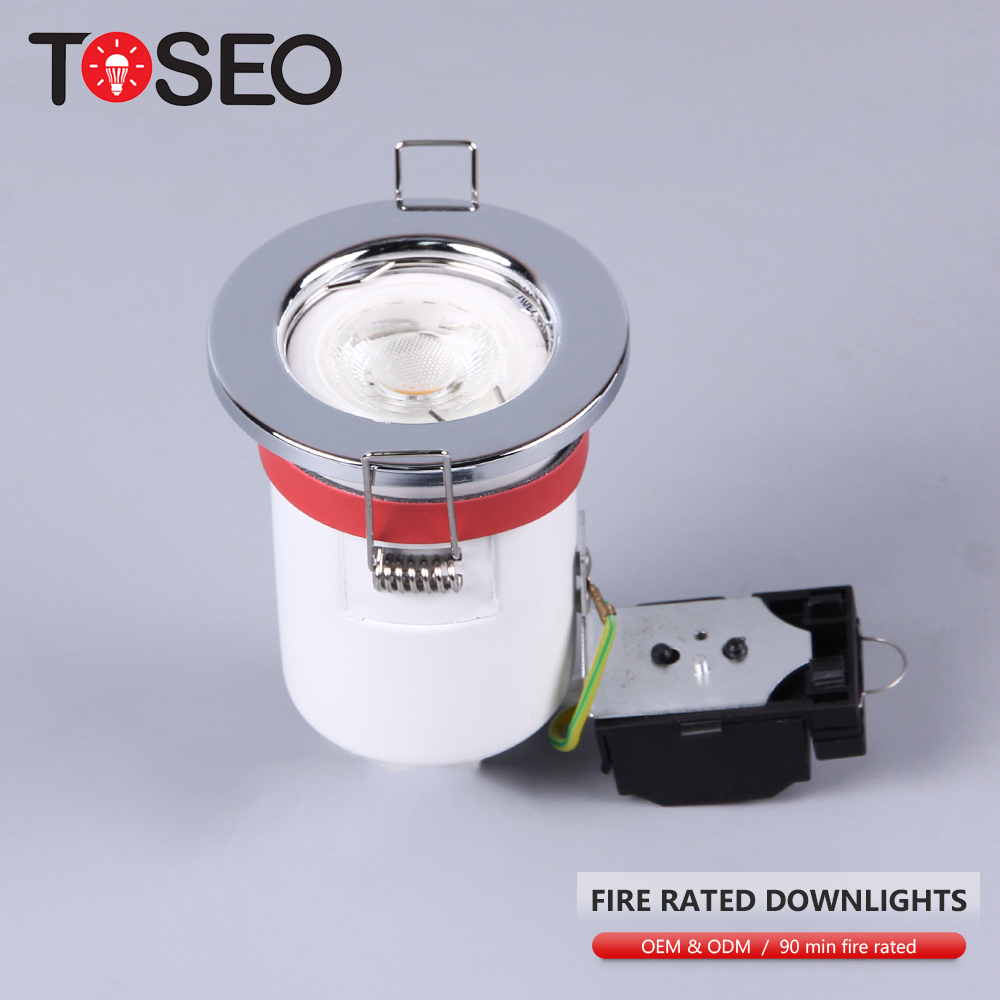 Modern ceiling ip65 firerated led cob down light gu10 BBC standard fire rated lighting fixtures