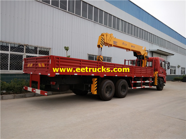 Dongfeng 10 Wheeler 14ton Cranes za lori