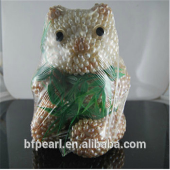Wholesale Price for Cultured Rice Pearls Panda Design Craft Made with 5-6mm White Loose Seed Pearls