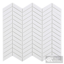 White Glass Mosaic Tile Sale for Bathroom Decoration