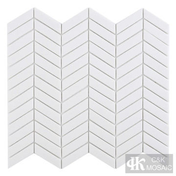 White Glass Mosaic Tile Sale for Bathroom Decoration