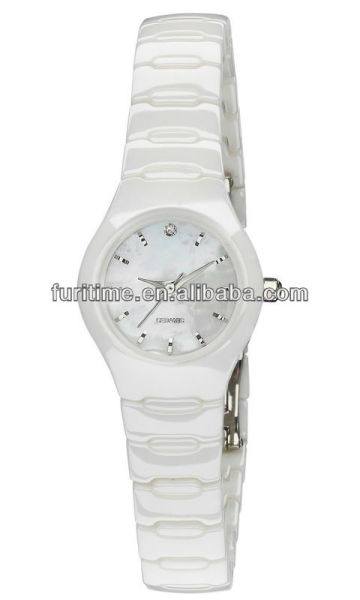 white ceramic watch gifts for watch collectors lady diamond watch