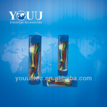 Self-locking cable tie with label printed