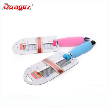 New Design Pet comb/Deshedding Comb with Silica Gel Handle single side pin (new Series)