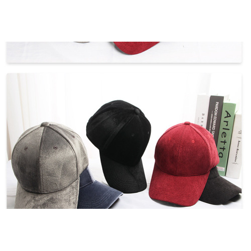 Autumn/winter corduroy cap velvet baseball cap