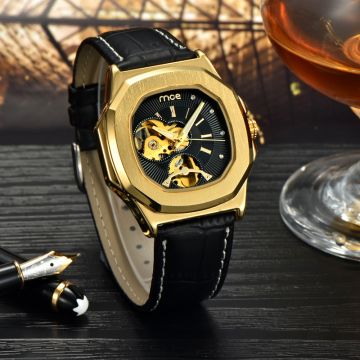 best selling all type of automatic skeleton men wrist watch