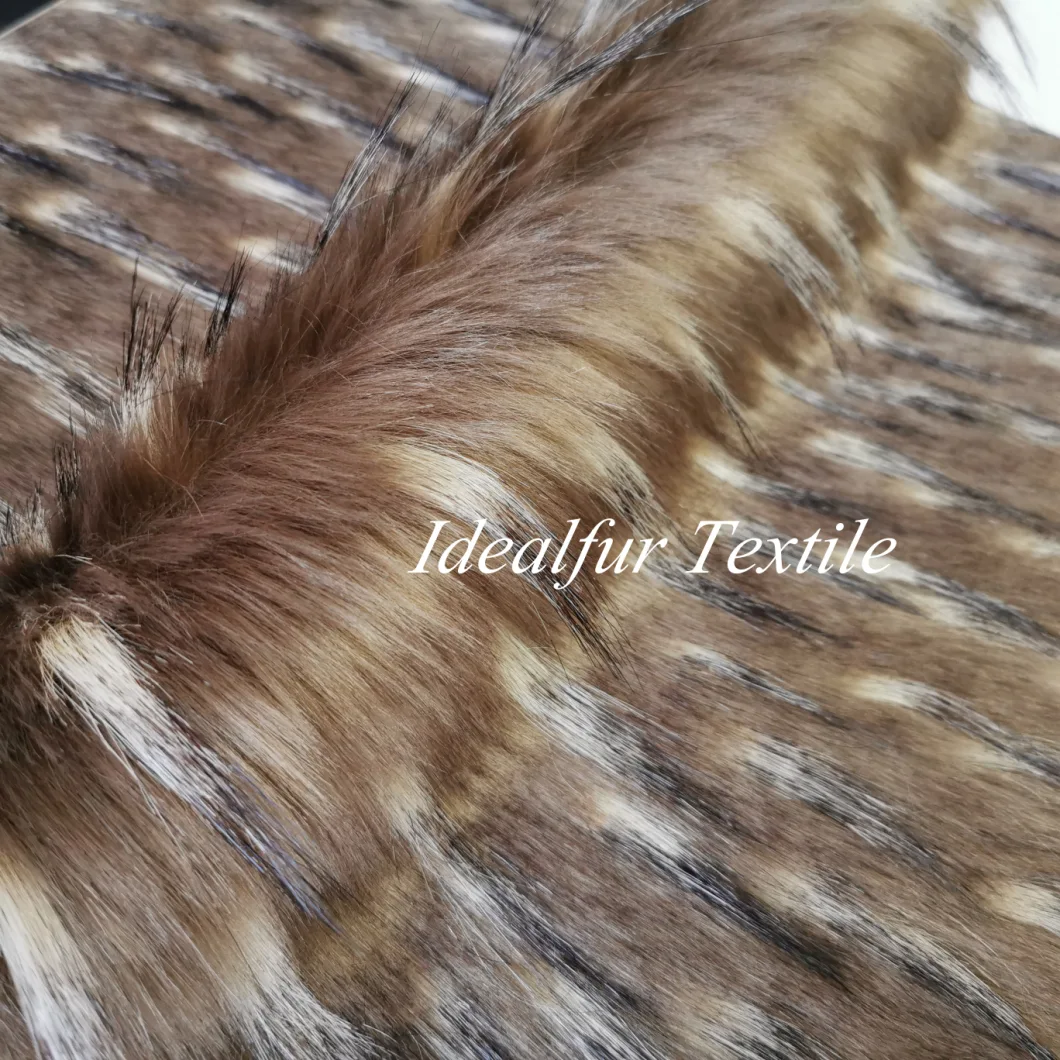 Plush Fabric Fox Faux Fur Imitation Raccoon Fabrics