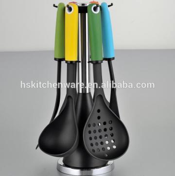kitchen appliances 2014 new design TPR handle nylon PA66 cookware cook tool