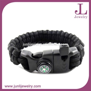 Paracord 550 Compass Paracord Buckle Survival Bracelet