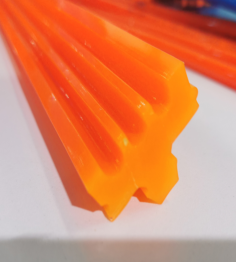 Pu Red Extrusion Profiles Detail