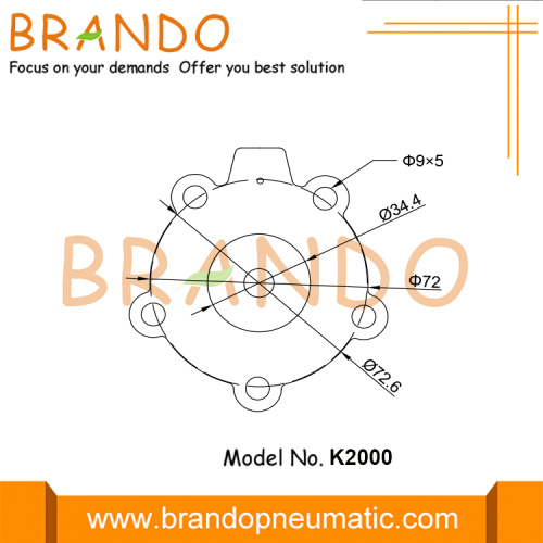 K2000 K2002 Kit de diaphragme pour Goyen Pulse Valve CA20T CA20DD