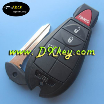 High quality 3+1 button car remote key with 433mhz ID46 CHIP for chrysler 300c remote key key chrysler