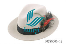 Selling white fedora hats for men