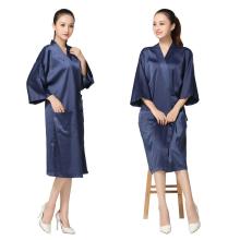Custom Logo Spa Hairdressing Barber Waterproof Beauty Spa Salon Kimono