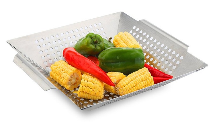 as seen TV 2 types vegetable grill basket
